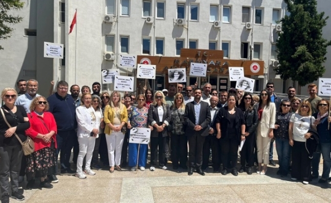 CHP Karşıyaka İlçe örgütü, kız çocuğuna yapılan cinsel istismarı protesto etti