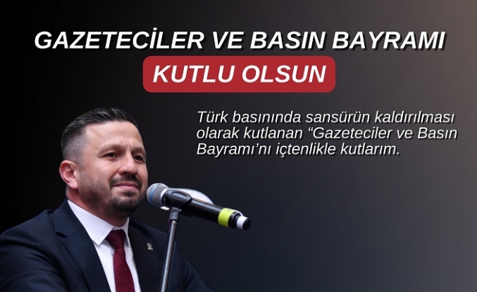 AK Parti İl Başkanı Mehmet Aydemir:  “Gazeteciler ve Basın Bayramını içtenlikle kutlarım.''