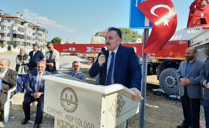 Hacı Bayram Veli Camisi temeli törenle atıldı 