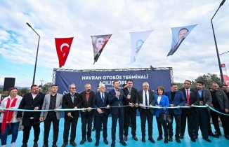 Havran Otobüs Terminali ve On On Kafe görkemli törenle açıldı BALIKESİR